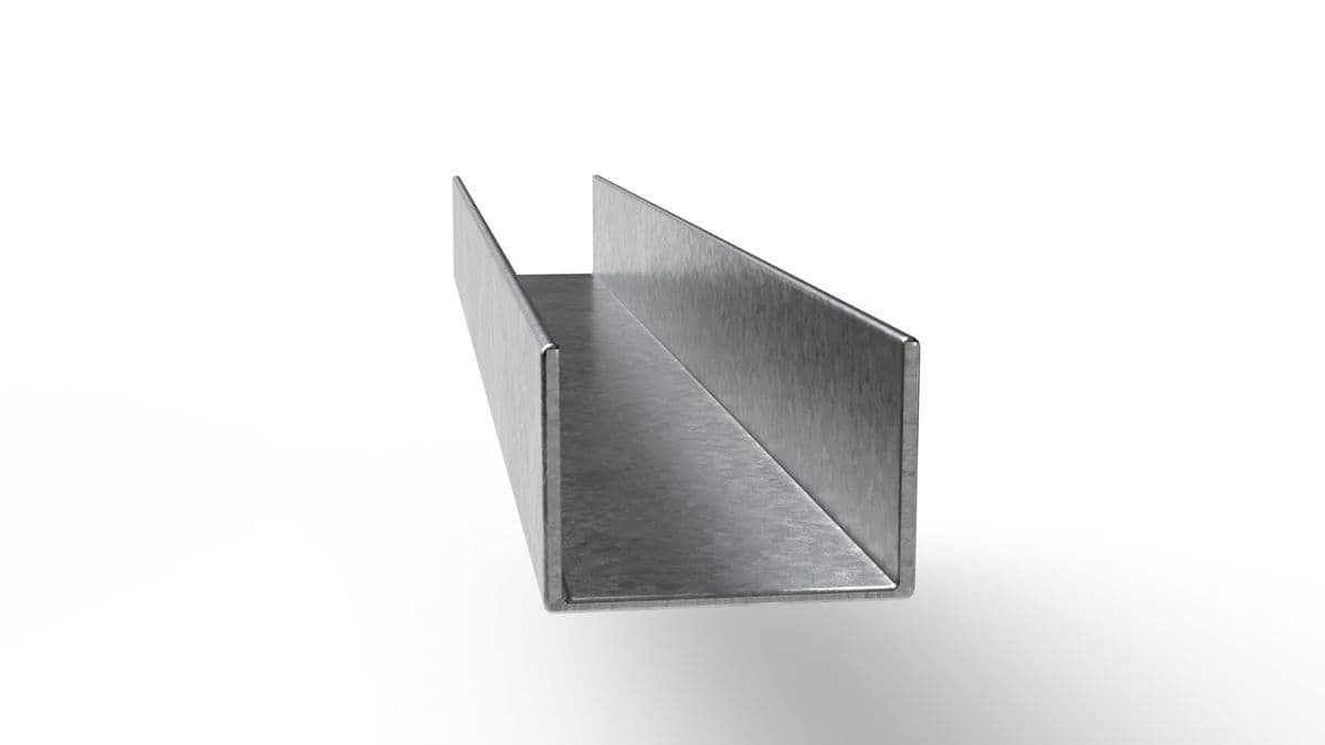 Plain U-channel solar pile